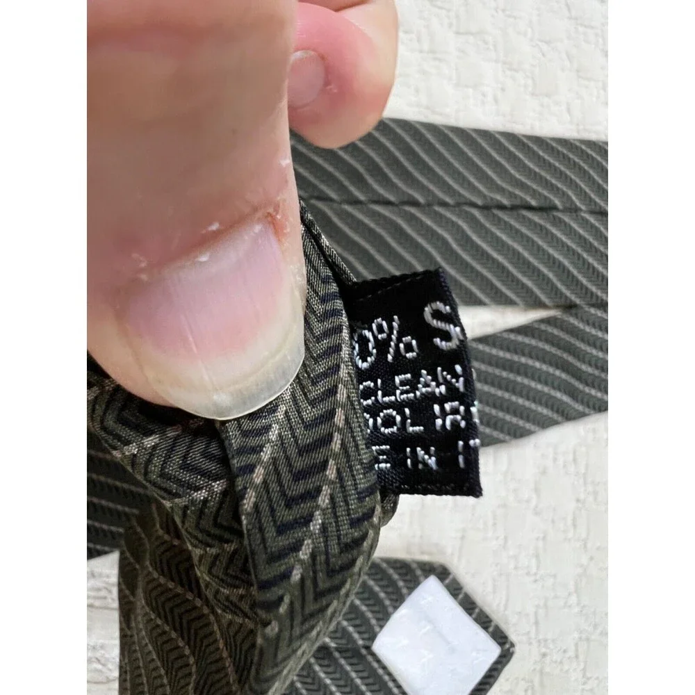 Vitaliano Pancaldi Chevron Stripe Tie Skinny Vintage Alandales | 2.75